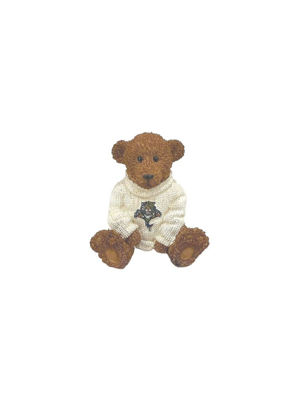 Vintage Elby Powerplay Teddies Hockey Bear Figurine with Box - Florida Panthers